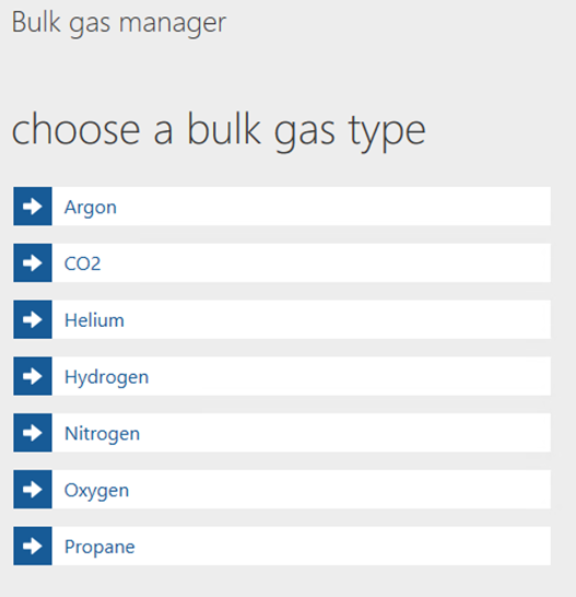 TIMS Bulk Gas Manager