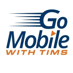 Go Mobile PopSocket Logo Blue Orange